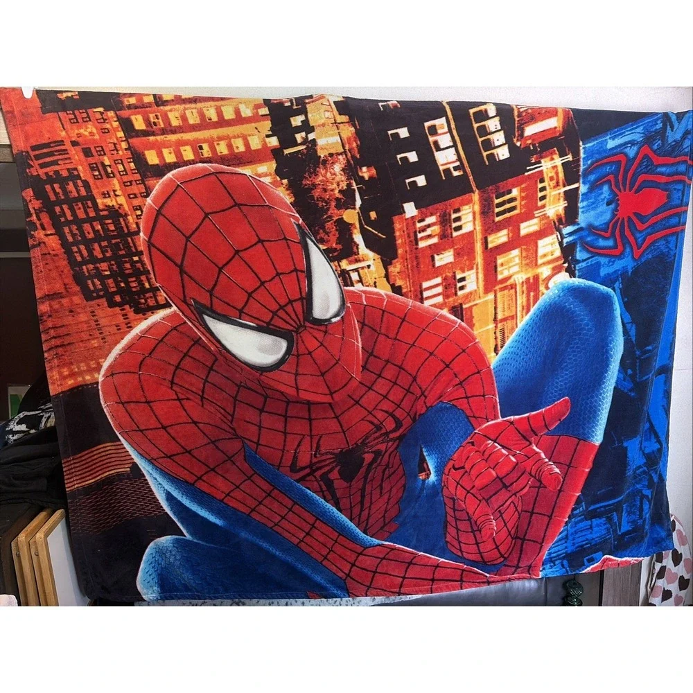 Marvel Spiderman 2 Movie Fleece Oversized Throw/Blanket  - 59